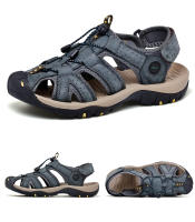 Sandalias de verano para hombre, nuevas sandalias de cuero genuino, zapatos de cuero transpirables para hombre, sandalias de playa, sandalias suaves de marca para exteriores para hombre, sandalias romanas - details 21