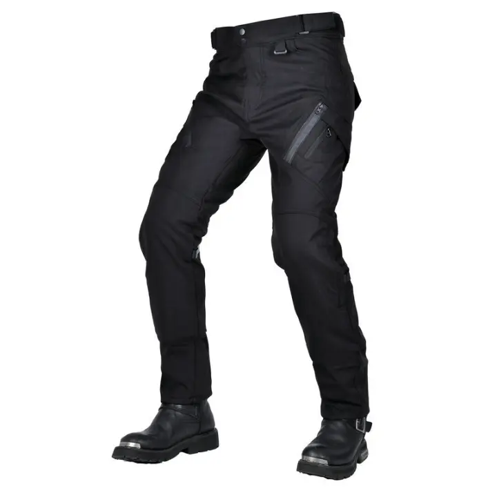 Pantalones de ciclismo impermeables de cintura alta, resistentes a caídas, transpirables y resistentes al viento para todas las estaciones, para hombres - 1