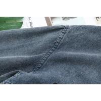 Chaqueta de Denim Holgada y Delgada para Mujer Ropa de Moda Plus Size para Primavera Otoño - details 7