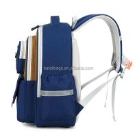 Nuevo estudiante de tendencia 1-6 grados reduce la carga, mochila impermeable de gran capacidad para niños y niñas - details 9