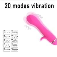 Empaque privado SEXY 20 modos de velocidad Productos para adultos potentes Vibrador de punto G Dildo Vagina Clítoris Masturbador femenino Juguetes sexuales de silicona para adultos - details 3