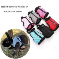 Correa y Arneso Suave Ajustable para Mascotas Pequeñas Vestido Respirable para Conejos, Ferretas, Cobayas Suministros para Mascotas - details 3