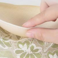 Sujetadores con escote en V profundo y encaje de flores y hojas dulces, copa grande, pechos recogidos, sujetadores push-up sin costuras, lencería resistente a golpes, sujetadores inalámbricos para niñas - details 7