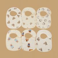 Baberos impermeables de algodón para bebé, paños para eructar para recién nacidos, Bandana para niños y niñas,2 unidades por juego - details 1