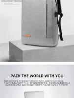 Mochila de negocios para hombre, accesorio sencillo de carga USB, ligera, para viaje, 1 paquete de 15,6 pulgadas - details 26