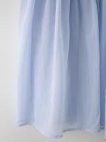 Vestido de tirantes finos de longitud media con borde floral elegante para mujer nuevo estilo - details 8