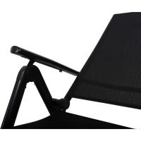 Silla plegable de aluminio Korfu, 67 x 59 x 113 cm, Carbón - details 36
