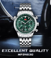 Reloj de Hombre MINIFOCUS Estilo Aviador – Cuarzo, Luminoso, Fecha, Acero Inoxidable - details 0