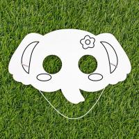 Búho creativo DIY máscara de relleno de Color juguete elefante astronauta máscara en blanco juguete mono pintado pintura Panda máscara niños - details 13