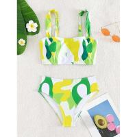 Bikini de cintura alta, Tre 2025 Conjunto de bikini bandeau sexy para mujer, Traje de baño brasileño para mujer - details 11