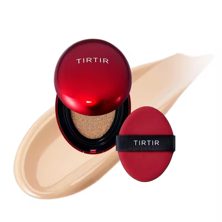 Caliente [*Tamaño mini*] Máscara TIRTIR Fit Rojo |   Cobertura total, ingrávida, ajuste a la piel, acabado satinado, base de maquillaje coreana - 1