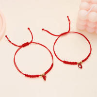 2 unids/set corazón romántico magnético atraer pareja para Mujeres Hombres moda cuerda trenzada pulsera a juego joyería de amistad - details 18