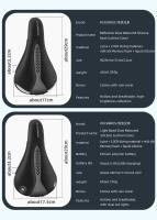 ROCKBROS-funda para SILLÍN de bicicleta con luz trasera, transpirable, cómoda, cojín - details 1
