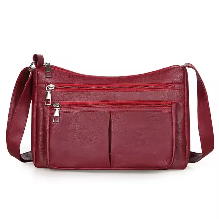 Bolso de piel suave para mujer, bandolera multifuncional diseñada por diseñadores de marcas de lujo, tendencia coreana, 2023 - 1