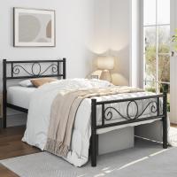 Cama Individual Hierro Cama Metálica para colchón de 90 x 190cm Cama Industrial Estructura Metal - details 70