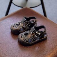 Zapatos de suela blanda para primeros pasos para niños, zapatillas de playa antipatadas con cabeza hueca, informales, para vacaciones, verano, 2024 - details 6