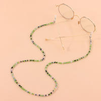 Cadena de gafas con forma de bola de arroz para mujer, dispositivo de fijación antideslizante multiusos, versátil, colorido, a la moda - details 12