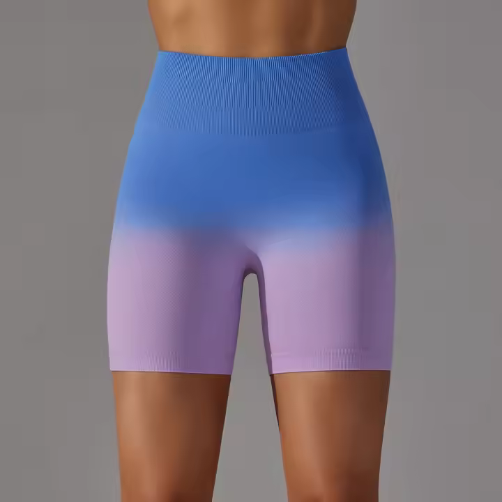 Yoga Cómodo Mujer, Shorts para Correr, Ciclismo, Transpirable, Cintura Alta, Entrenamiento, Gimnasio, Verano - 1