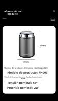 Afeitadora Eléctrica Portátil de Mini Acero Recargable, Adecuada para Adultos, Con Cuchilla de Malla Curvada, Lavable - details 0