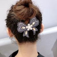 Pasta mágica sin costuras con flores para niños, accesorios de salón de corte con flequillo de mariposa y lazo, herramienta de estilismo - details 8
