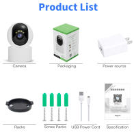 Cámaras de vigilancia wifi doméstico inalámbrico HD interior inteligente Visión nocturna remoto vigilancia - details 14
