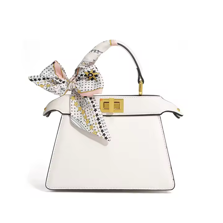 Bolso de hombro de piel auténtica con banda para el cuello para mujer, novedad de Primavera de 2025 - 1