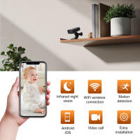 Cámara inalámbrica desconectada sin perforaciones con visión nocturna HD para interiores y exteriores 1080P - details 19