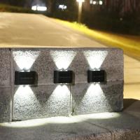 Luz Solar de pared para exteriores, lámpara LED impermeable, iluminación luminosa hacia arriba y hacia abajo, decoración de valla de jardín y balcón, luz Solar - details 5
