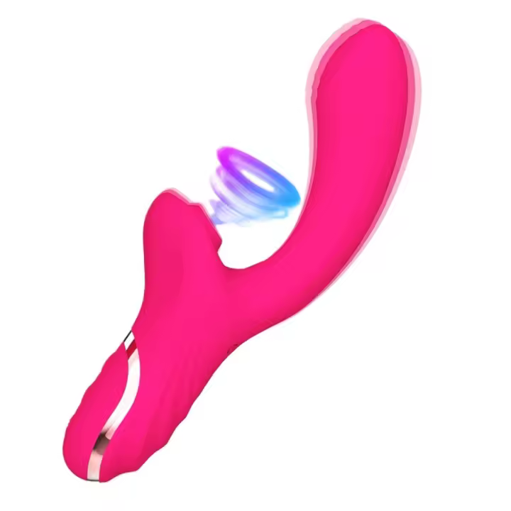 Consolador vibrador de punto G para mujer, 10 velocidades, succionador de clítoris, estimulador de clítoris Oral, motores duales, Juguetes sexuales para masturbador femenino adulto - 1