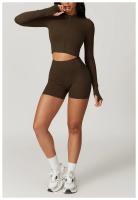 Pantalones de Yoga de Nube Delgados Cintura Alta, Levantamiento de Cadera, Secado Rápido para Entrenamiento, Ciclismo, Correr al Aire Libre - details 8