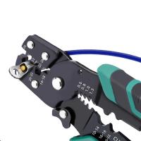 Alicates pelacables de corte, alicates de prensado de terminales eléctricos antideslizantes multiusos, profesionales, resistentes al desgaste - details 5