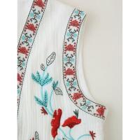 BUNO-Chaleco bordado con flores para mujer, chaleco bordado romántico multiestilo, vacaciones de verano, fecha de Picnic, novedad de 2025 - details 6