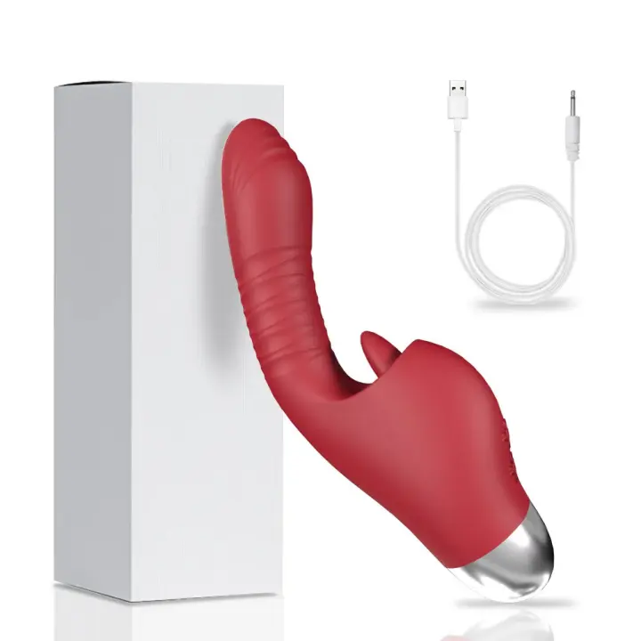 Potente vibrador vaginal consolador de lengua para estimulación del clítoris y punto G - 1