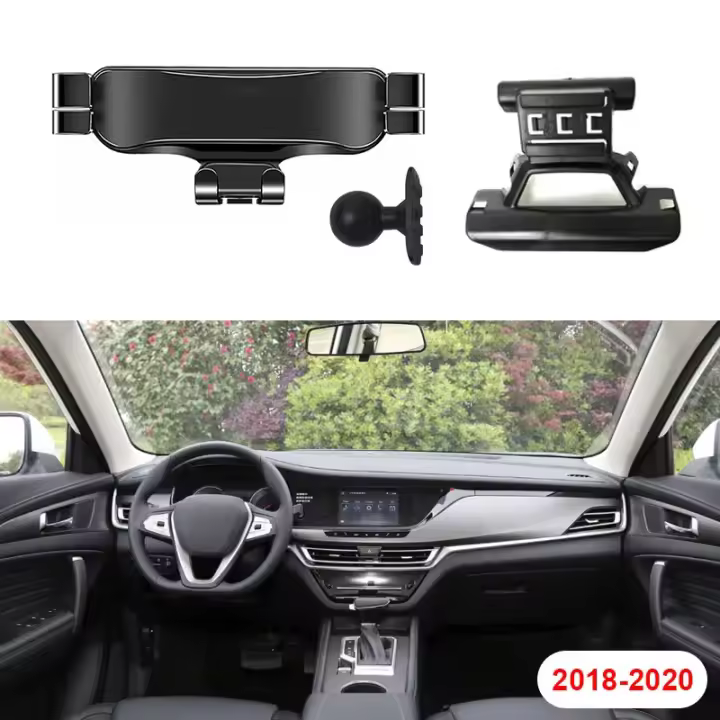 Soporte de Teléfono Vtear para Coche Soporte de Montaje de Ventilación para Dispositivos Electrónicos Portátiles Soporte de Montaje de Metal ABS+ No Impermeable - 1