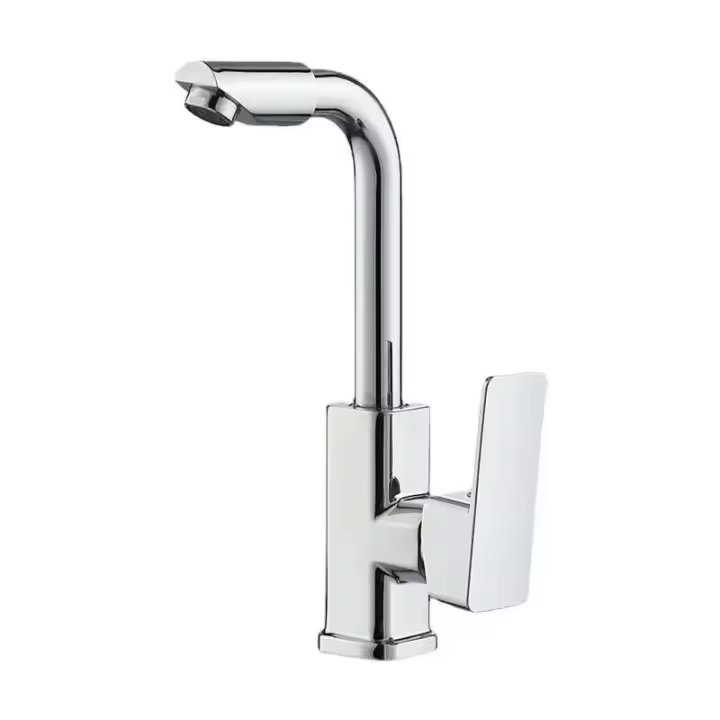 Sier 360 °   Grifo giratorio para lavabo de baño, fregadero de cocina, grifo mezclador de agua fría y caliente con filtro, función de enjuague bucal - 1