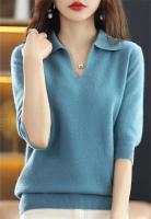 Suéteres de Punto para Mujer Ropa Cálida de Moda, Suéter Informal de Manga Larga con Cuello en V, Top Holgado, Otoño e Invierno, Novedad de 2025 - details 11