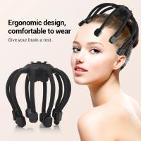 Masajeador De Cabeza Garra De Pulpo Eléctrico Anti Estrés Masaje De Cabello Dispositivo De Terapia Bluetooth Recargable - details 2