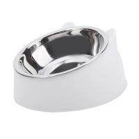 Cuenco inclinado de acero inoxidable para gato y perro, comedero antideslizante para mascotas, 15 grados, protección para el cuello - details 1