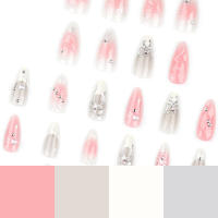 Bailarinas Blancas de Almendra UDS 24 Diseño Francés Cubierta de Gradiente Sencillo - details 2