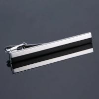 Clip de corbata clásico para hombre, varios tipos, chapado en Metal de lujo, diseño de cristal, regalo de boda - details 14