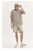Camiseta de Verano 2025 para Hombres Semir Manga Corta, Rayas Coloridas, Ropa Casual Versátil - details 9