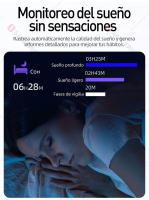 Anillo inteligente, frecuencia cardíaca/oxígeno en sangre/monitoreo del sueño, anillo de seguimiento de calorías con contador de pasos, duración de batería de 7 días, resistente al agua compatible con iOS y Android - details 6