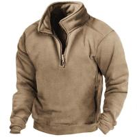 Sudaderas de lana polar para hombre, jerséis de moda, sudadera cálida, tops de otoño e invierno - details 4