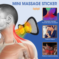Masajeador de Cuello de Baja Frecuencia Almohadilla 5 Piezas Estimulador Muscular Eléctrico Para Alivio del Dolor de Cuello Masaje de Cuerpo y Espalda Raspado - details 1