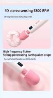Vibrador AV para mujer, estimulador de clítoris, potente masajeador de punto G femenino, pantalla Digital, juguete sexual recargable por USB para adultos - details 3