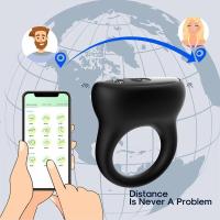 Anillo vibrador Leten con control por aplicación para hombres, retrasa la eyaculación, anillo de alargamiento, masturbador, juguetes sexuales para adultos. - details 5