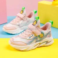Nuevo 2023 moda dibujos animados niña diseño escolar Rosa niño estrella zapatos caminar deportes correr precio bajo - details 7
