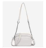 Mini Bolso Cuadrado de Cuero con Doble Correa y Cadena Ajustable - details 6