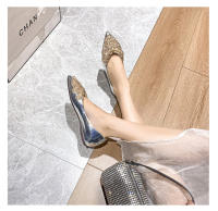 Zapatos de punta para mujer, planos, nuevos de primavera y otoño, zapatos de boca ligera plateada, suela suave para mujer de talla grande, zapatos de dama. - details 13