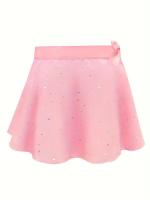 Falda Tutú de Ballet para Niñas con Lentejuelas - Vestido de Baile de Princesa para Entrenamiento y Actuaciones, Poliéster Transpirable, Tela No Elástica - details 1